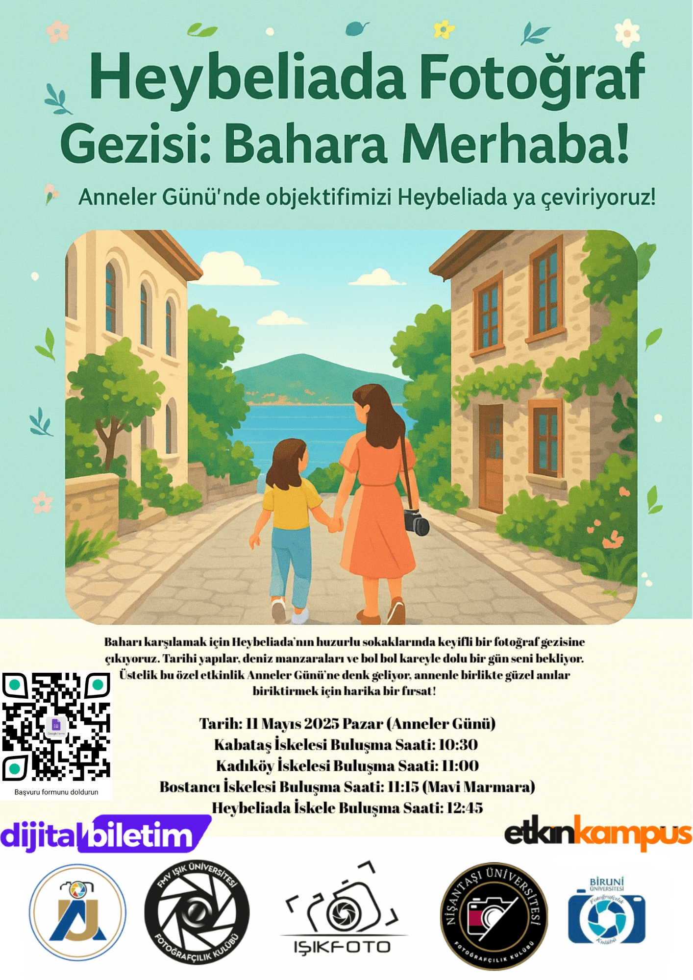 Heybeliada Fotoğrafçılık Gezisi & Anneler Günü Buluşması